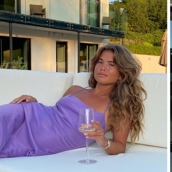 Djerf Avenue Dream Dress in Purple - Sold out! - Picture 1 of 8